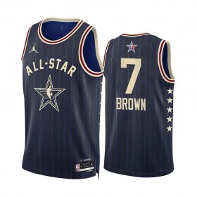 All-Star 2024 Eastern Conference Jaylen Brown Navy Pelipaidat Swingman - Miesten